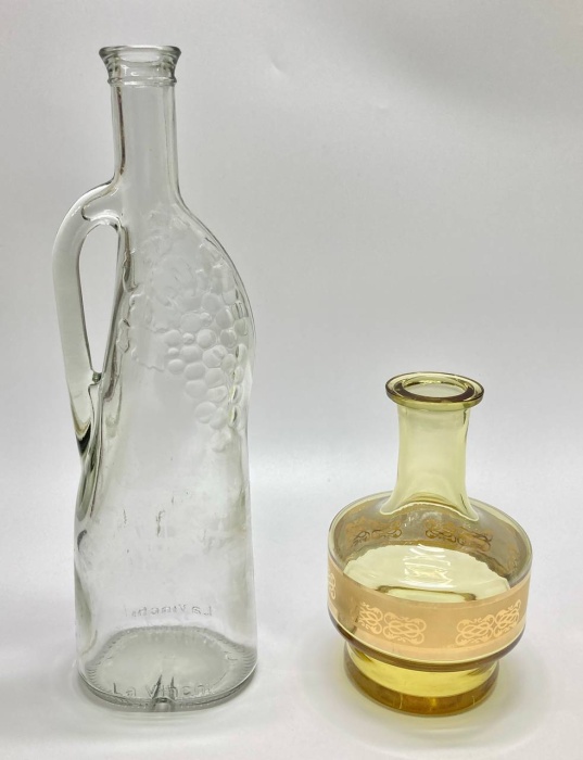 Штоф бутылка + графин (нет пробок)