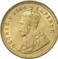 (№1918km525) Монета Индия 1918 год 15 Rupees