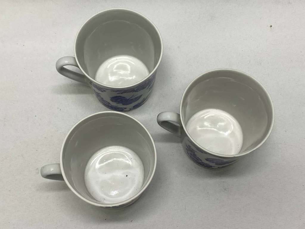 Кружки ЛФЗ бабочки 3 шт, кобальт