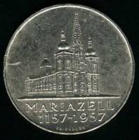 (,) Монета Австрия 1957 год 25 шиллингов   Серебро Ag 800  UNC