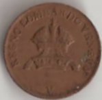 (№1839c12.1) Монета Италия 1839 год 1 Centesimo