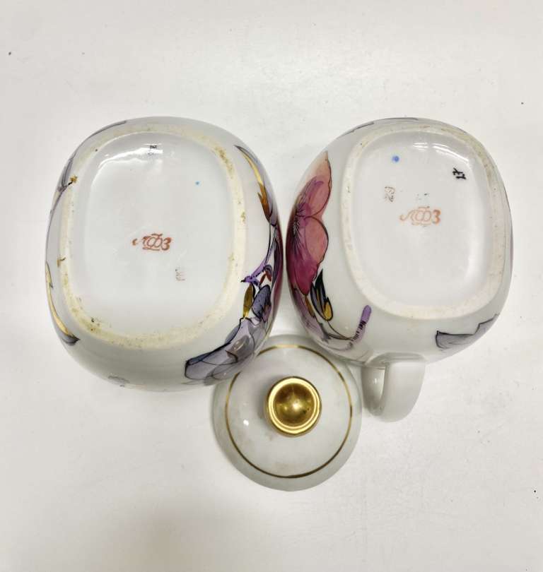 Сахарница + молочник ЛФЗ 