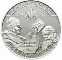 (№2010) Монета Палау 2010 год 1 Dollar (Продвижение кардиналу 1967)