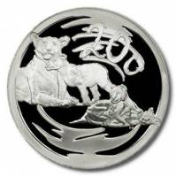 (№2000km236) Монета Южная Африка 2000 год 20 Cents (Дикой Природы - Хищник - Львы)