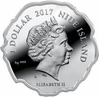 () Монета Остров Ниуэ 2017 год 1 доллар ""   AU