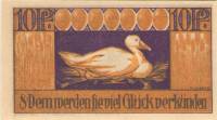 (№1921) Банкнота Германия 1921 год "10 Pfennig"