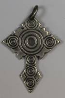 Нательный крестик-подвеска "Спаси и Сохрани" украшение 4 см 