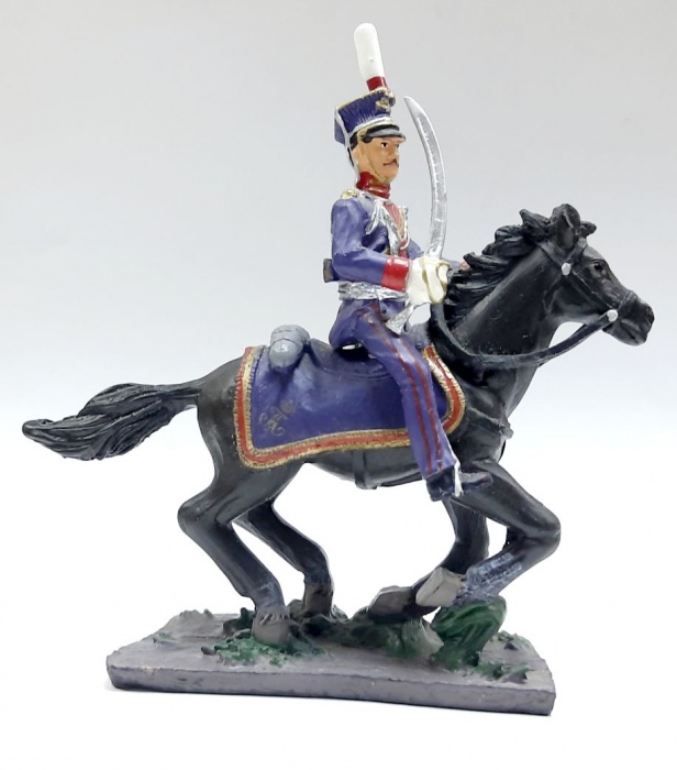 Оловянный солдатик &quot;Офицер лейб-гвардии Уланского полка,1812-1814  г.&quot;