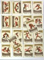 Набор спичечных этикеток "Спорт народов СССР ", 18 шт, СССР (сост. на фото)