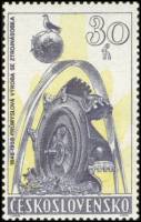 (1958-008) Марка Чехословакия "Гиганский эскаватор"    "Победный Февраль", 10-летие III O