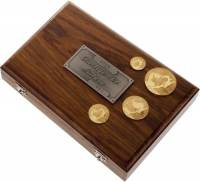 (№2009km474) Монета Южная Африка 2009 год 100 Rand (Натура - Белый Носорог)