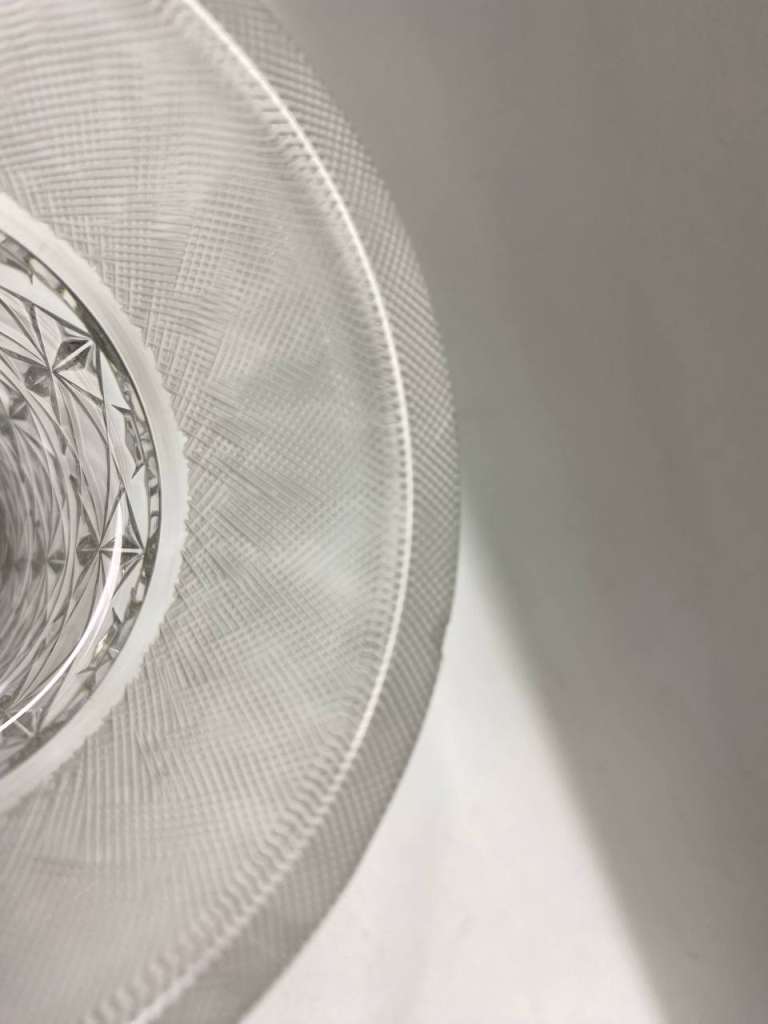 Ваза хрусталь СССР высота 21,5 см