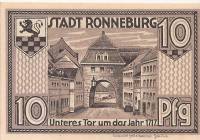 (№1921) Банкнота Германия 1921 год "10 Pfennig"