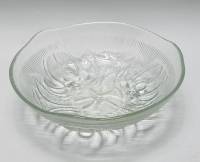 Фруктовница салатница большая  на ножках хрусталь 22,5*6 см  (сост. на фото)