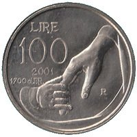 () Монета Сан-Марино 2001 год 100  ""   Медь-Никель  UNC