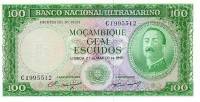 (№1961P-109a.3) Банкнота Мозамбик 1961 год "100 Escudos"