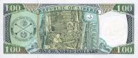 Банкнота Либерия 1999 год 100 долларов Уильям Ричард Толберт   UNC