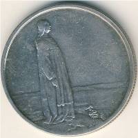 (1914) Монета Норвегия 1914 год 2 кроны "Конституция. 100 лет"  Серебро Ag 800  UNC