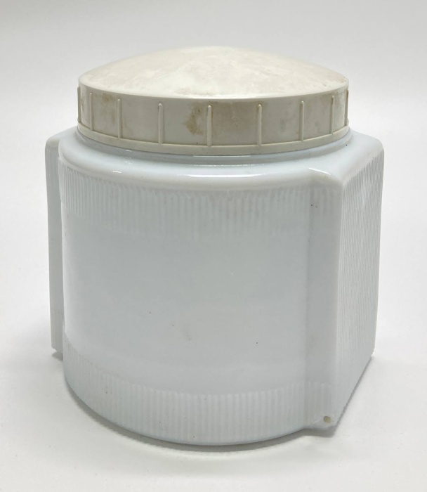 Банка для хранения, керамика, пластик, СССР