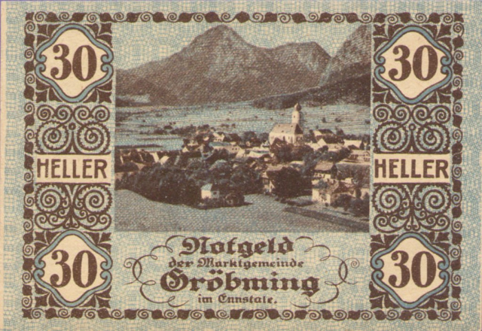 (№1920) Банкнота Австрия 1920 год &quot;30 Heller&quot;