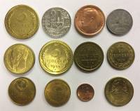 Набор копий редких монет Царской России и СССР, 12 шт.