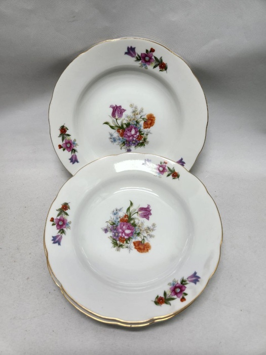 Тарелки суповые Tono China 3 штуки Япония