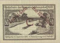 (№1920) Банкнота Австрия 1920 год "50 Heller"
