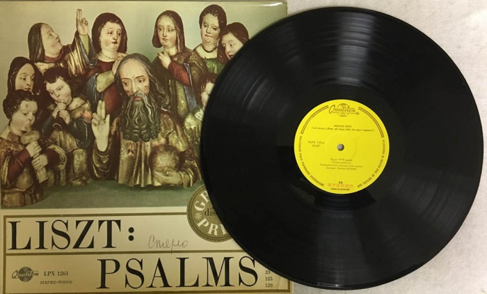Пластинка виниловая , Psalms Qualiton 300 мм. (Сост. на фото)