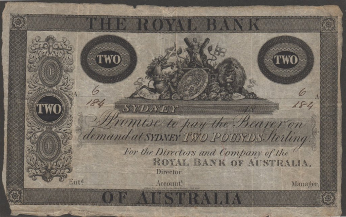 (№2017) Банкнота Австралия (Без даты) 2 Pounds&quot;