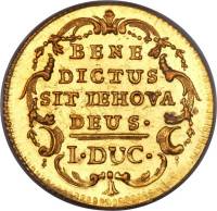 (№1772km126 (Торговля Чекана)) Монета Швейцария 1772 год 1 Ducat (Торговля Чекана)