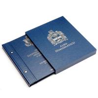 Футляр F20BL к альбому для монет. Синий. Производство Россия