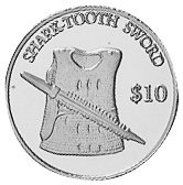 () Монета Кирибати 2000 год 10  ""   Биметалл (Платина - Золото)  UNC