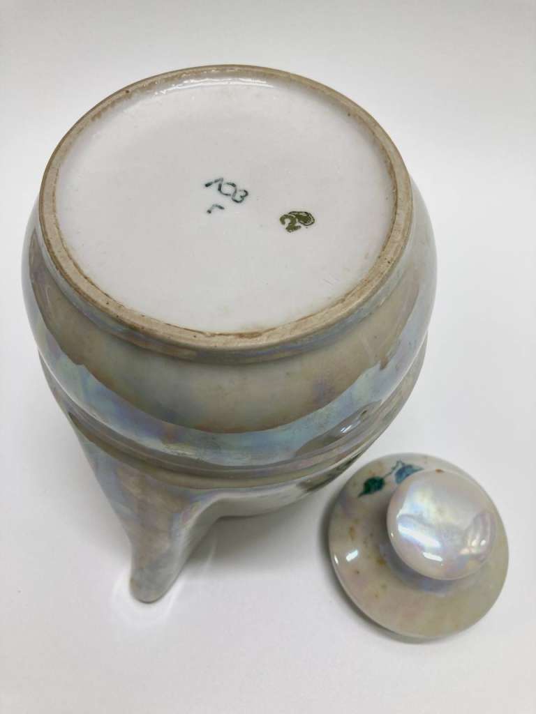 Чайник самоварный фарфоровый, ЛОЗ, ЛЗФИ