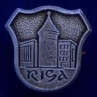 26746\120386 Советский значок "Рига"