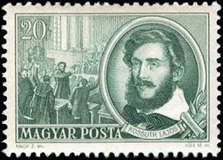 (1952-009) Марка Венгрия "Лайош Кошут"    Борцы за свободу 1848 года III O