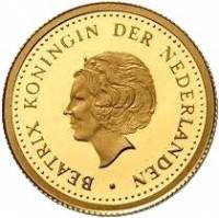 () Монета Ниделандские Антильские острова 2007 год 10  ""   Биметалл (Платина - Золото)  UNC