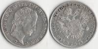1840c Монета Австро-Венгрия 5 крейцеров Фердинанд I  Серебро Ag 438  XF
