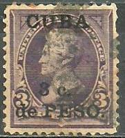 (№20) Марка Куба 1899 год "Пуэрто-Принсипе", Гашеная