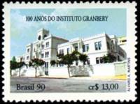 (№1990-2374) Марка Бразилия 1990 год "Институт Granbery", Гашеная