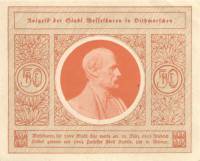 (№1921) Банкнота Германия 1921 год "50 Pfennig"