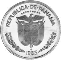  Монета Панама 1983 год 12     Медь-Никель  UNC