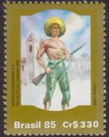 (№1985-2136) Марка Бразилия 1985 год "150 лет Cabanagem восстание Beleacutem", Гашеная