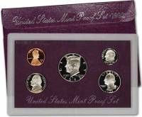 (1992s, 5 монет, 1 5 10 25 50 центов) Набор монет США 1992 год  Годовой набор  PROOF