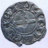 (№1180) Монета Франция 1180 год 1 Denier