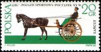 (1965-083) Марка Польша "Двуколка"   Экипажи II Θ