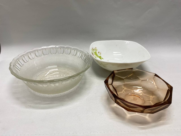 Салатник 3 шт, фарфор, керамика