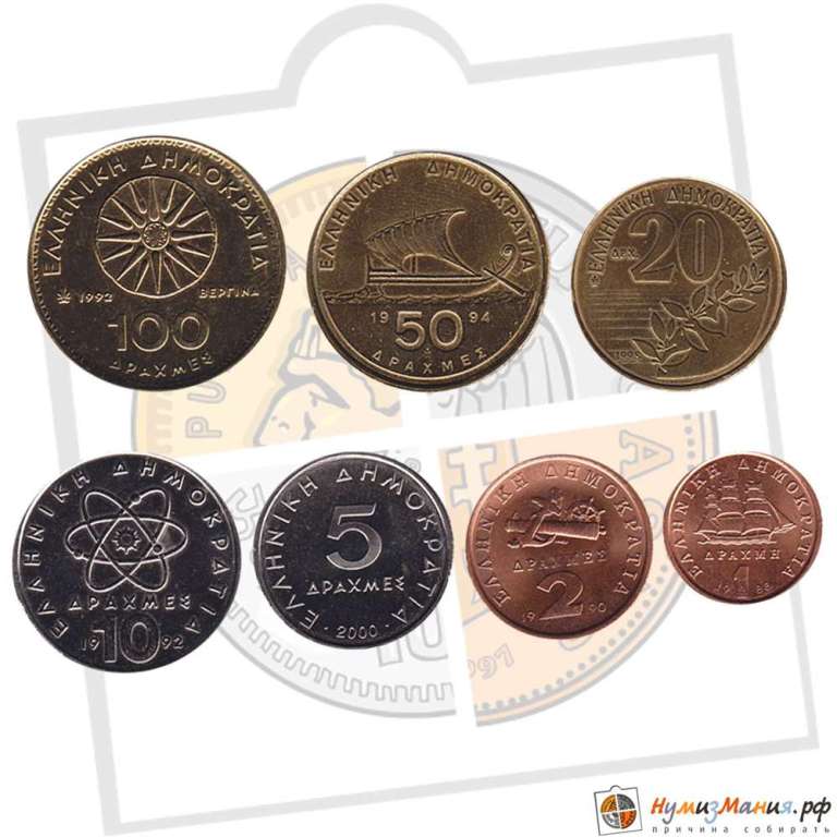 () Монета Греция 1988 год ""   