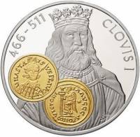 (№2001km51) Монета Ниделандские Антильские острова 2001 год 10 Gulden (Хлодвиг I Tremissisfiorino д)