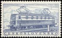 (1956-046) Марка Чехословакия "Локомотив 499.0"    Локомотивы II Θ