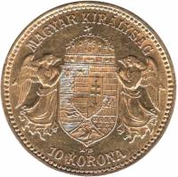 () Монета Австро-Венгрия 1908 год   ""   Золото (Au)  XF